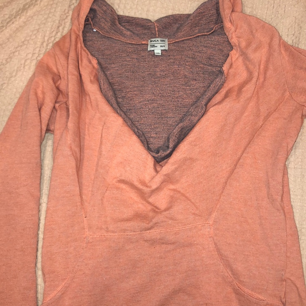 RVCA scoop neck hoodie